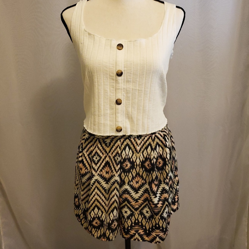 Womens Living Doll Tribal Shorts